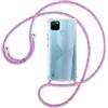 SIMao Cover Collana per Cellulare Compatibile con Realme C21Y/ Realme C25Y, Custodia Trasparente Silicone con Cordino Necklace Case Antiurto Cover Custodia da Collo Custodia con Cordino,Unicorno