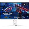 ASUS ROG Strix XG27AQ-W, Monitor Gaming 27", WQHD (2560x1440), Fast IPS, fino a 170Hz, Tempo Di Risposta 1ms, ELMB SYNC, G-SYNC, HDR 400, Illuminazione Aura Sync RGB, Posizione Regolabile, Bianco