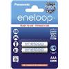 Eneloop Panasonic Bk-4Mcce/2Be Blister 2 Ministilo AAA Ricaricabili Eneloop, Bianco