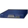 Planet IPv4/IPv6, 8 Porte gestite Poe+ Gigabit Ethernet, W126582752 (802.3at Poe+ Gigabit Ethernet Switch + 2 Porte 10/100/1000Mbps RJ45 + 2 Porte 100/1000X SFP)