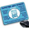 My Cust Tappetino Mouse Pad personalizzabile idea regalo Divertente scherzo frasi parolacce antistress stress sbattere la testa qui