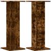 vidaXL Supporti Altoparlanti 2 pz Rovere 30x30x80 cm Legno Multistrato, stand per altoparlanti, supporto per altoparlanti da tavolo, supporto per altoparlanti surround