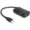 DeLOCK Isolatore USB 2.0 di tipo A maschio a femmina con isolamento 5 KV per linee di dati
