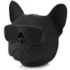 mumisuto 32G Altoparlante Creativo a Forma di Cane con Chip Bluetooth 4.1, Lettore Musicale Stereo Portatile, Wireless, Ampia Memoria (nero)