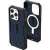 Urban Armor Gear UAG Pathfinder Custodia compatibile con Apple iPhone 14 Pro [Ricarica wireless (Qi) / magnetico compatibile, Protezione dalle cadute standard militare] blu