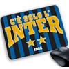 My Cust Tappetino Mouse Pad Personalizzabile gadget compatibile per tifoso Calcio Forza neroazzurro 1908 ADATTO A interista