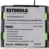 EXTENSILO batteria compatibile con Compex Full Fitness, Mi-Fitness, Mi-Sport, Fitness, FIT3.0, One strumentazione medica (2300mAh, 4,8V, NiMH)