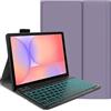 FKQLH Tastiera Custodia per Samsung Galaxy Tab S10 Lite 10,9'' SM-X400/X406, Italiana Layout Tastiera Retroilluminata Rimovibile Magnetic Bluetooth Cover con Supporto, Viola