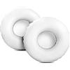 TaiZiChangQin Cuscinetti auricolari di ricambio in memory foam, compatibili con cuffie wireless Bluetooth/cablate Revo (pelle proteica)
