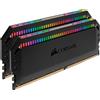 Corsair CMT16GX4M2Z3200C16 Dominator Platinum Kit di Memoria per Desktop a Elevate Prestazioni, DDR4 16 GB, 3200 MHz, 2 x 8 GB, Nero