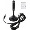Generic Antenna TV per interni - Antenna a lungo raggio, Ricevitore TV per interni | L'antenna digitale amplificata supporta i locali Installazione semplice, antenna TV digitale amplificatore di segnal
