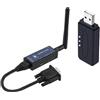 PDDAXLQUE DX-CP26 RS232 a Bluetooth Wireless Serial Adaper Converter Supporto IOSAndroidWindows Suport DB9RJ45 Interfaccia Built-in batteria al litio ricaricabile (CP26 per PC)