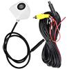 aqxreight - Telecamera per retrovisione CCD per auto Telecamera per retrovisione per parcheggio di backup per visione notturna Impermeabile(bianca)