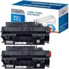ECSC Compatibile Toner Cartuccia Sostituzione per HP LaserJet P2050 P2055 P2055d P2055dn P2055x CE505X (Nero, 2-Pack)