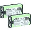 vhbw 2x batteria compatibile con Sony MDR-RF810, MDR-RF810RK, MDR-RF811 auricolari cuffie wireless (700mAh, 2,4V, NiMH)