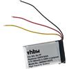 vhbw batteria sostituisce JBL GSP072035 per casse, altoparlanti, speaker (580mAh, 3,7V, Li-Poly)