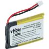 vhbw batteria compatibile con Plantronics Savi 410, 420, W410, W420, W710-M, W720-M auricolari cuffie wireless (300mAh, 3,7V, Li-Ion)