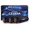 PcStore 3 Toner Compatibili HP CE285A CB435A CB436A Nero | Kit Risparmio 1600 Pagine Cad. | per HP LaserJet P1102 M1132 M1212nf M1217nfw P1005 P1006