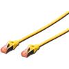 Digitus DK16440025Y Cavo Rete S-FTP Categoria 6, Cat-6 - 0,25 m, Cavo patch - S-FTP - LSZH