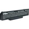vhbw batteria sostituisce MSI BTY-M61, 957-1722T-102, 957-14XXXP-107, 957-14XXXP-103 per notebook (5200mAh, 11,1V, Li-Poly)