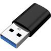 Generic Adattatore di tipo C femmina a USB 3.0 maschio - Adattatore da USB A a C, convertitore di caricabatterie da tipo C femmina a A maschio - Convertitore caricatore adattatore di trasferimento dati alto