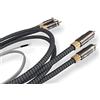 Ricable MT1 MAGNUS 2 x 1 mt - Cavo High-End Audio Stereo RCA per Giradischi