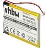 vhbw batteria compatibile con Sony NW-A816, NW-S639, NW-S639F, NW-A815, NWZ-820, NWZ-A720 MP3 music player lettore musicale (750mAh, 3,7V, Li-Poly)