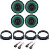 IPNOSIS Kit 4 Casse IP-01165 per Lancia Delta III dal 2008 al 2014 con 2 Supporti Anteriori, 2 Supporti Posteriori e 4 Connettori