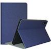 INSOLKIDON Compatibile Per TECLAST T65 13.4-INCH 2025 Tablet Custodia protettiva in pelle Cover con Funzione di Supporto, Auto Svegliati/Sonno,Cover Protezione in PU Pelle (Blu)