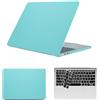 HLAAJJX Hard Shell Case per Macbook Pro 13 pollici (2008-2012 Release) con CD-ROM A1278, Caso Custodia Protettiva Plastica Copertina & EU Tastiera Cover Nero,Verde Opaco