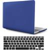 FFBOFFC Custodia Compatible con MacBook 12 Pollici con Retina Display Versione 2015 2016 2017 Modello A1534, Plastica Case Custodia Rigida Protettiva Cover & Tastiera Cover, Blu-peonia