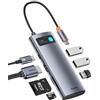 Baseus Docking Station 4K@120Hz HDMI Display 9 in 1 Docking Station 2 HDMI Dual Monitor, 1000Mbp Ethernet, 100W PD,lettore di schede TF/SD, 3 USB, adattatore multiporta per MacBook (7 in 1)