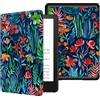 Fiorky Custodia in pelle PU Custodia in pelle con funzione di spegnimento e riattivazione automatica Custodia morbida colorata for Kindle Paperwhite 12a generazione 2024 7 pollici for Kindle