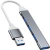 Generico Splitter- Porte USB Hub 4 | Adattatore Universale | Compatibile Dalla Stampante, Console, E Disco Rigido - Per Ufficio E Giochi