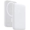 Generic Caricatore Wireless Magnetico 15W, Tecnologia di Dissipazione del Calore a Grafene, Controllo della Temperatura in Tempo Reale, Bianco