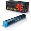 123Color - Cartuccia toner sostitutiva Cyan MX 23GTCA compatibile per Sharp 10.000 pagine Sharp MX2010U MX2310F MX2310N MX2310U MX2614 MX3111U MX3114N MX23 MX 23GT CA MX23GTCA Zyan