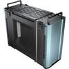 Cougar DUST 2 La custodia portatile e potente Mini-ITX, Nero/Grigio Ferro
