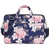 Hixingo Borsa per Laptop 13 14 15 Pollici, Impermeabile Rosa Borsa PC Portatili Borsa Notbook Borsa a Tracolla con Cinghia per Trolley Multifunzionale Borsa Messenger (Blu,15 Pollici)
