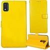 Dingshengk Giallo Custodia in Pelle Flip Caso Protettiva Cover Skin Wallet per BRONDI Midnight Sky 6