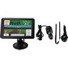 WheatThrive Touch Screen GPS per auto, navigatore satellitare per auto, 5 '' con mappe aggiornamenti vocali, guida di direzione di rotazione, autovelox guida corsia assistita