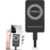 Generic Ricevitore di ricarica wireless di tipo C, chip ricevitore caricabatterie wireless sottile ad alta velocità, adattatore di ricarica senza fili di tipo C, chip ricevitore caricabatterie sottile