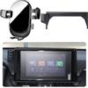 Kacarx Porta Cellulare Auto Per Toyota RAV4 accessori [Solo compatibile con Toyota RAV4 XA50,anni 2019-2022] Rotativo 360°、Funzionamento a una mano、Facile da installare