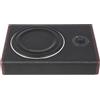 WINPANG Subwoofer per auto, 8 pollici, 600 W, Slim Compact Car Stereo Built-in Amplificatore Libero Regolabile In Acciaio Inox Sotto Seggiolino Auto Subwoofer Nero