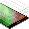 Cadorabo 3x Pellicola Protettiva compatibile con Samsung Galaxy Tab S3 (9.7) SM-T820N / T825N in ELEVATA TRASPARENZA - 3x Vetro di protezione del display con durezza 9H con compatibilità 3D touch