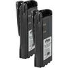 vhbw 2x batteria compatibile con Motorola GP338, GP580, GP339, GP540, GP330, GP340, GP360, GP640, GP380 radio (2600mAh, 7,4V, Li-Ion)