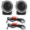 Akozon 2PCS 150W Altoparlanti Tweeter 92dB Tweeter a Cupola in Seta Horn Audio Car Fit For System 12V
