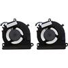 BRIUERG 2X Ventola di Raffreddamento CPU del Computer Portatile DFS2000055K0T DC5V 0.5A 4PIN per Pavilion Gaming 15-EC L77560-001