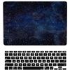 HLAAJJX Custodia Compatibile con Macbook Pro 13 pollici 2020 2019 2018 2017 2016 A1706 A1708 A1989 A2159 A2251 A2289 A2338 M1, Case Rigida Protettivo Plastica Copertina & Tastiera Cover, Cielo stellato