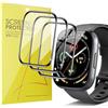Blueshaweu Pellicola protettiva compatibile con smartwatch Puqo/Cillso T80, HD trasparente e flessibile in TPU [3 pezzi] compatibile per Puqo/Cillso T80 Smartwatch. (Nero)
