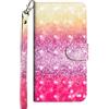 Sunrive Cover Per Oppo RX17 Pro, Custodia con supporto di stand e in Pelle artificiale per carte di credito Portafoglio Flip Chiusura Magnetica Protettiva bumper(colore)